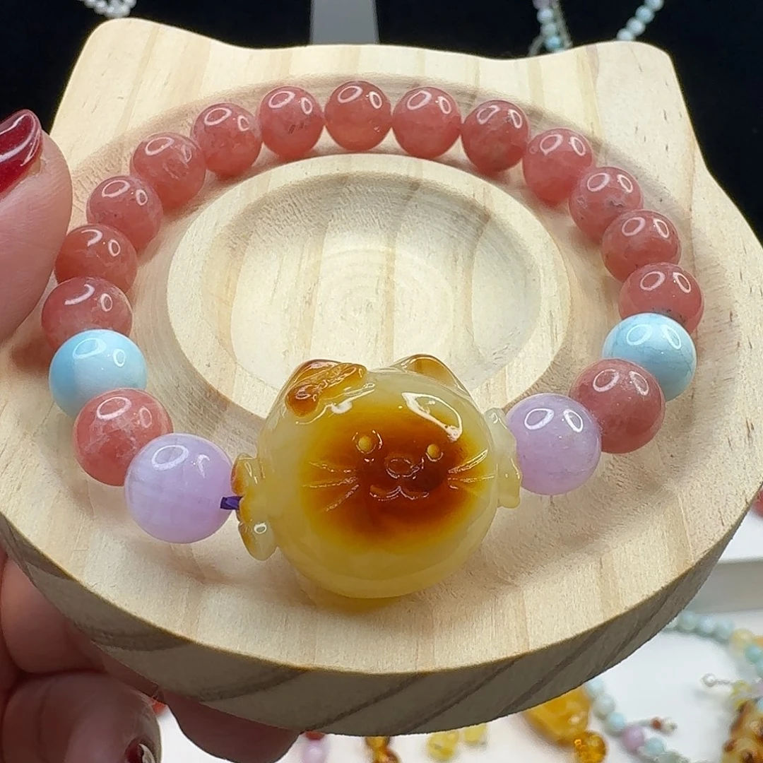 琥珀手链未镶嵌琥珀手串