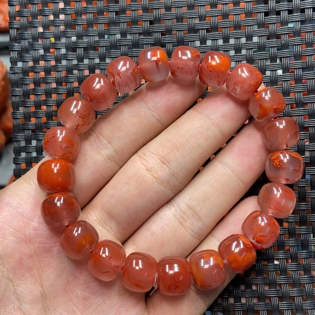南红玛瑙未镶嵌手串11mm