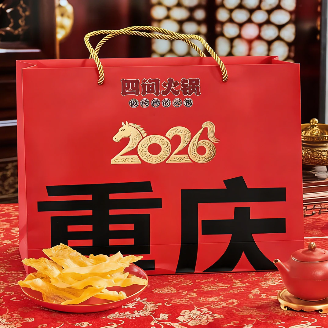 四间火锅礼盒装（底料*2,红油*1,番茄底料*1,调味粉*1,香油*4）