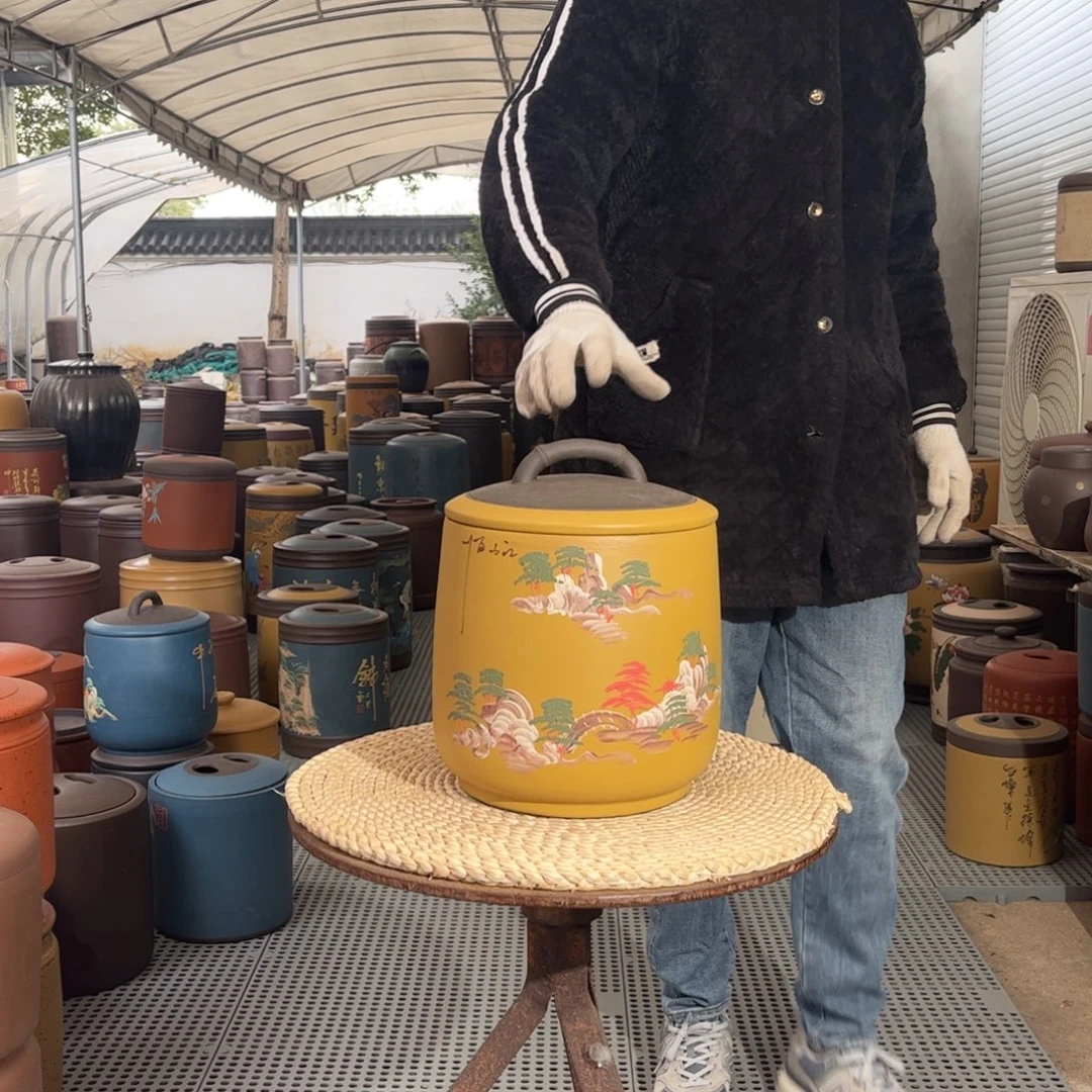 茶叶罐紫砂8 饼茶叶罐