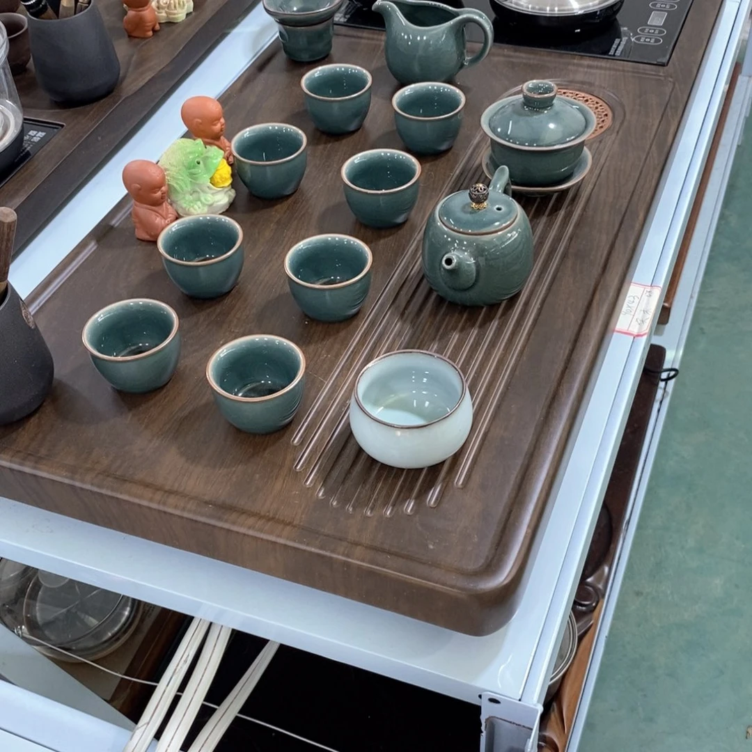 实木茶盘茶具套装家用