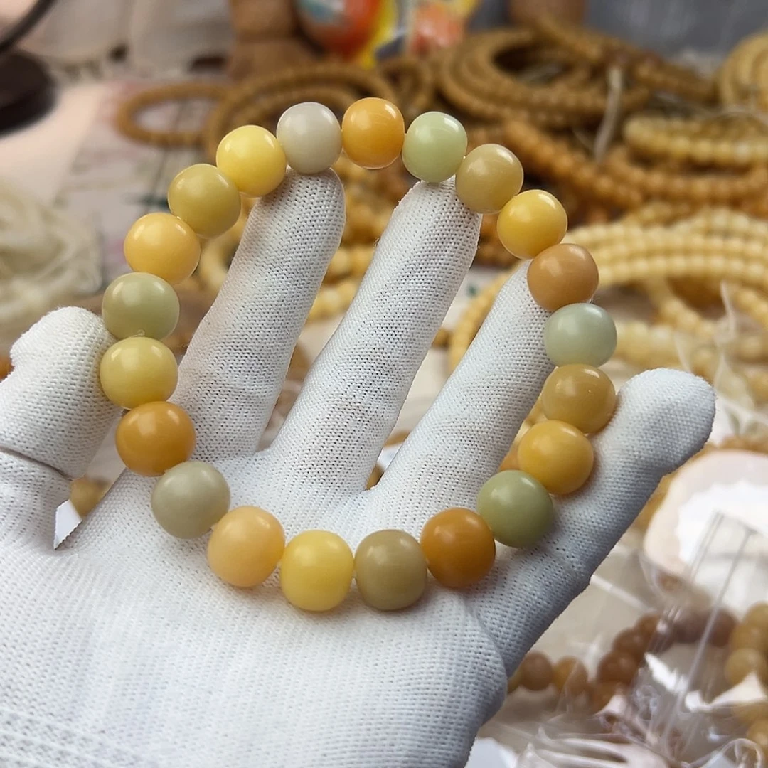 菩提根/象牙果手串13干磨婴儿几乎122