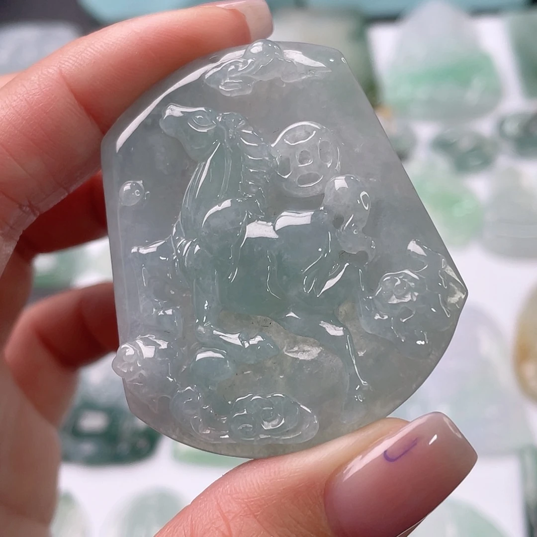 吊坠(不含链)未镶嵌翡翠1