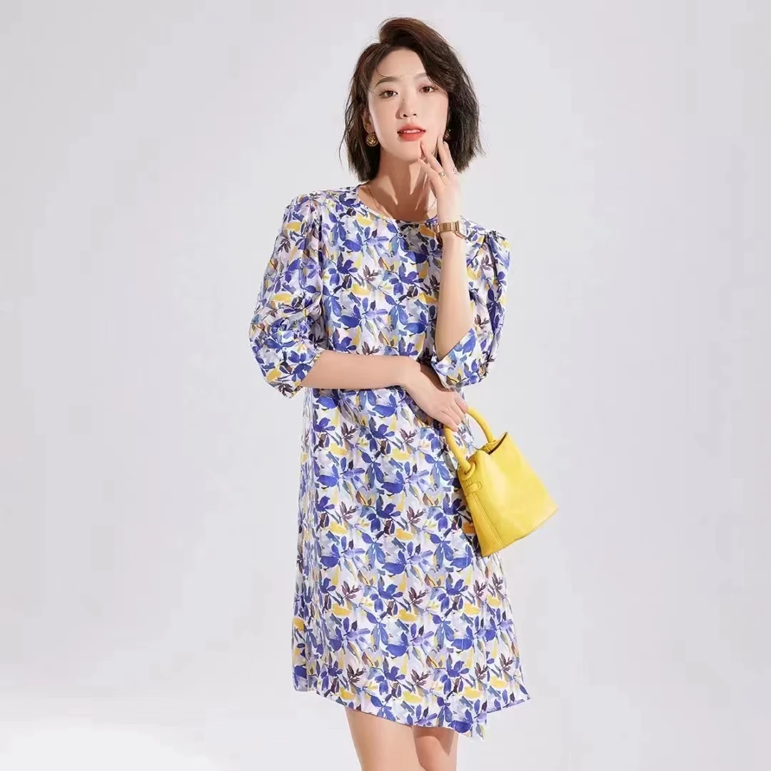 【中先森】新款重磅桑蚕丝连衣裙    461