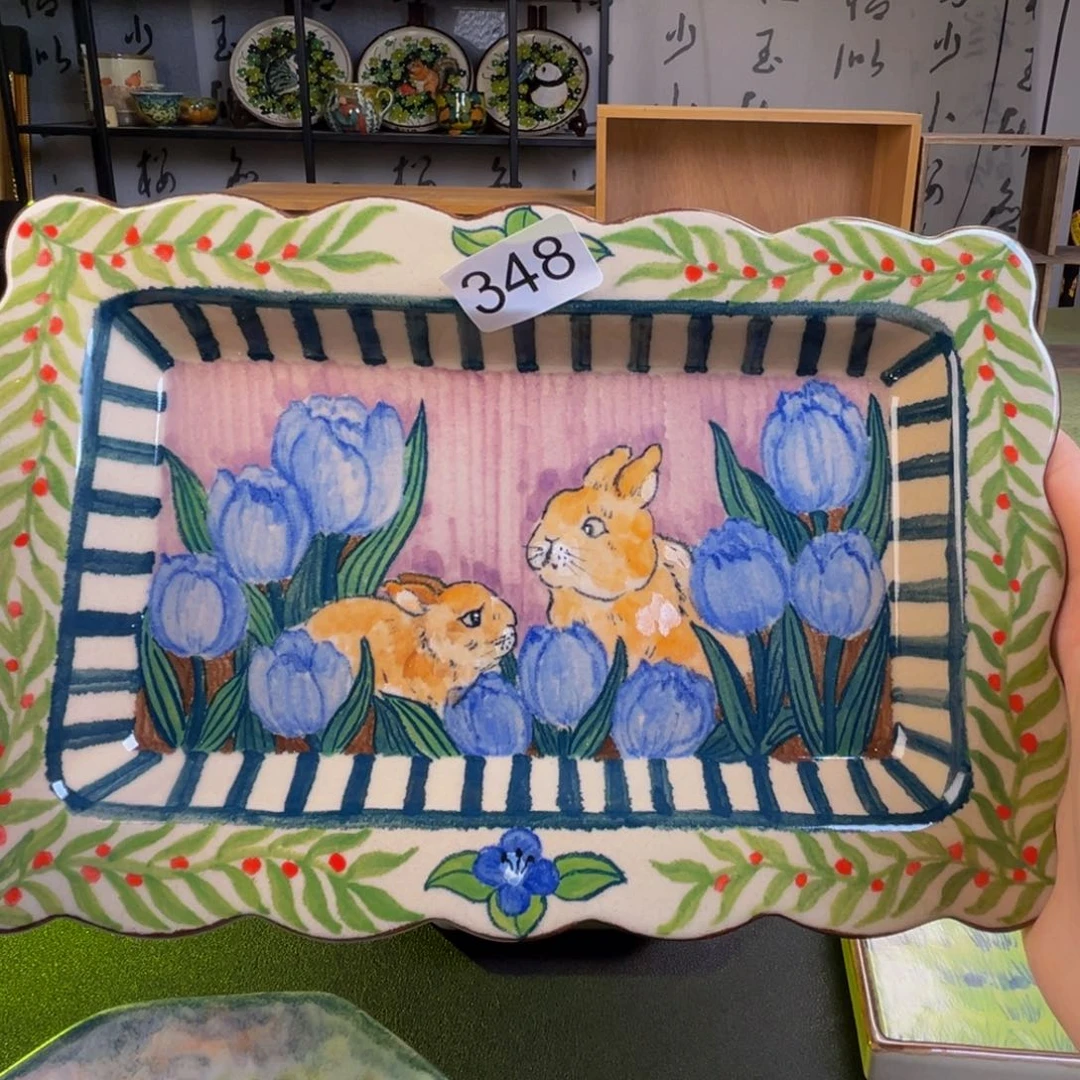 【闪购商品】摆件一****诗桃园山房原创手绘作品