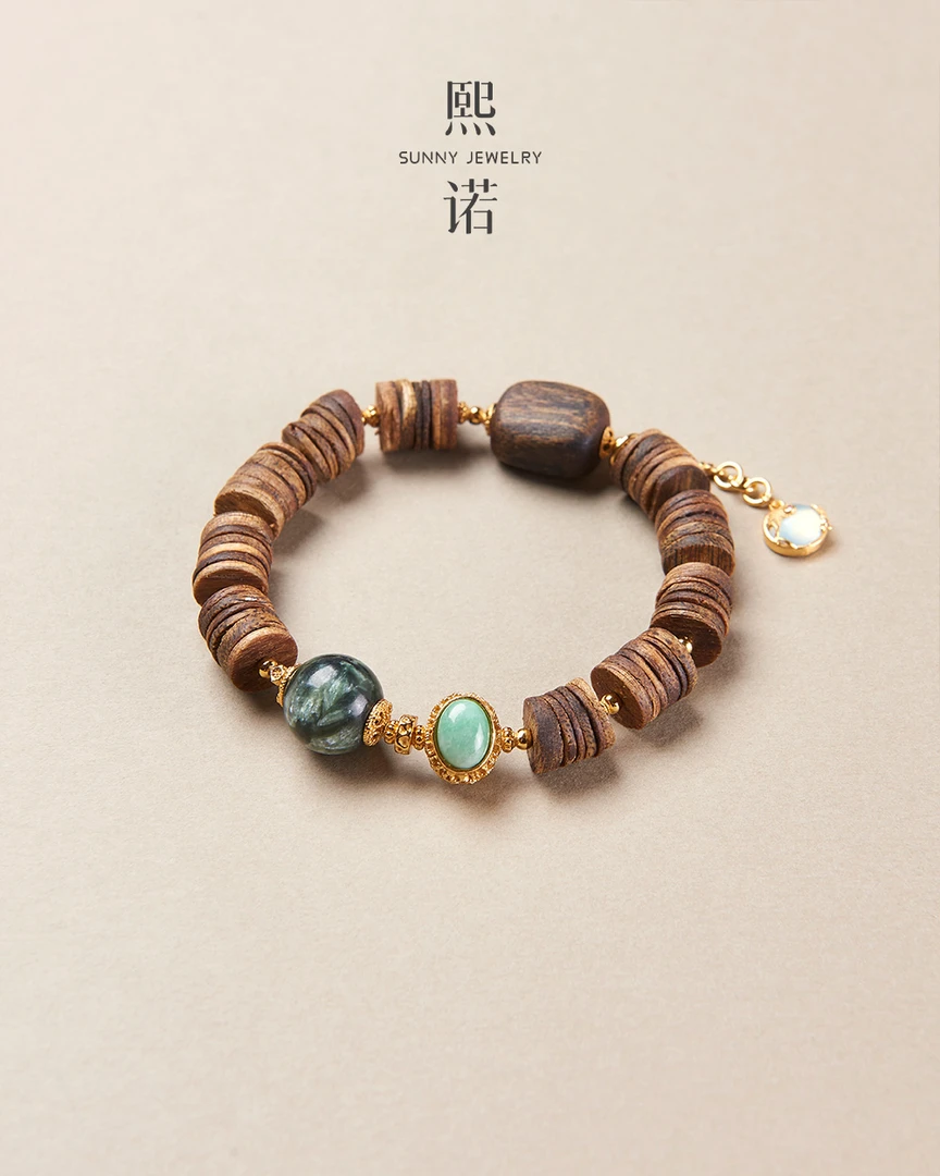 沉香懒猫nono│Saynono 暮山 老料沉香手串(多样性发其一)