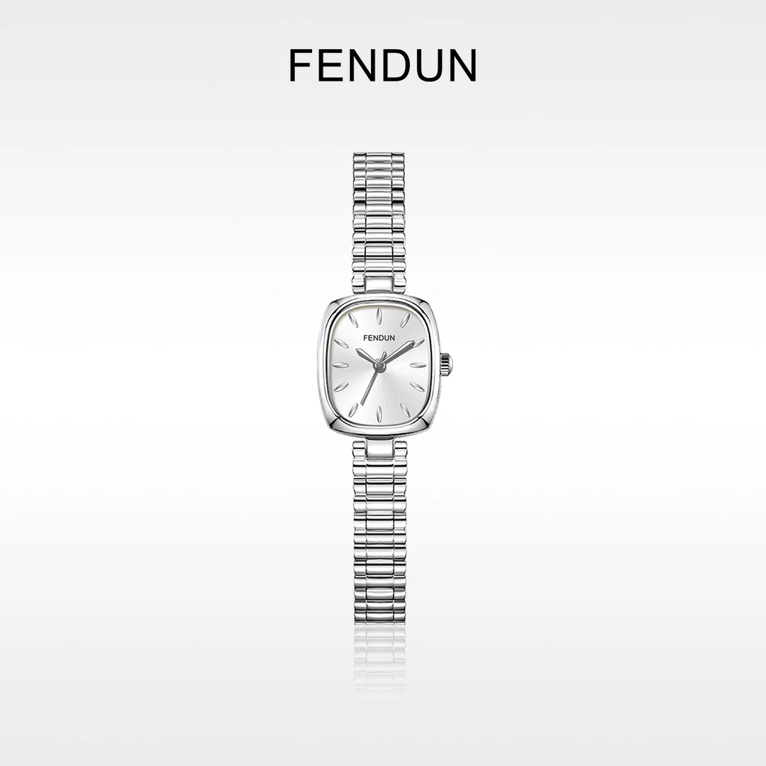 FENDUN芬顿轻奢礼物石英方形优雅女款腕表FD8001
