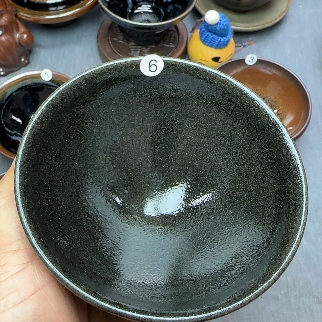 吉***青茶盏印春堂柴烧建盏