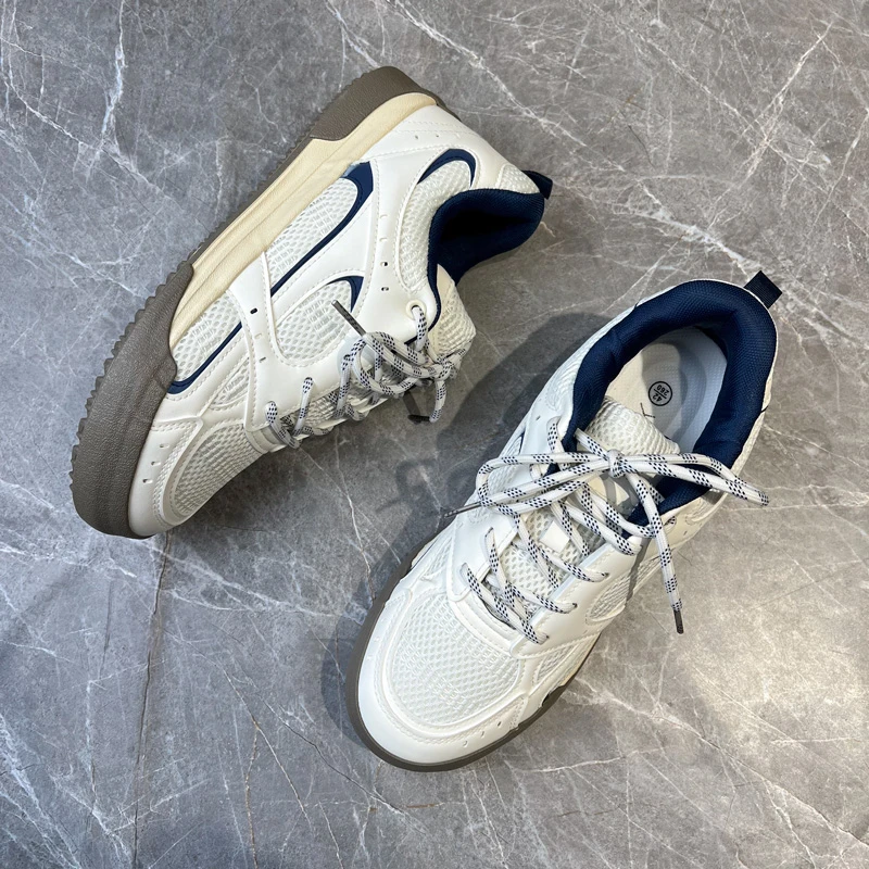 鞋子男款ins网红低帮厚底休闲运动板鞋潮款学生潮流百搭时尚潮鞋