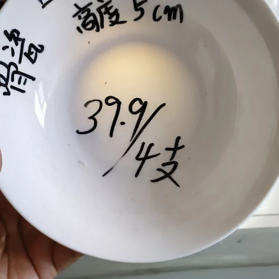 陶瓷骨瓷高度5x175~四支陶瓷碗