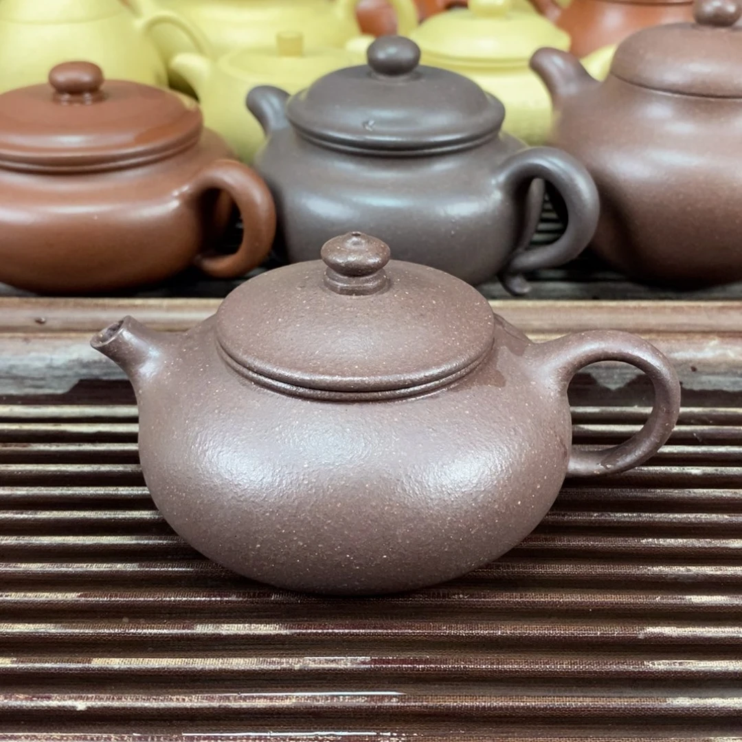 紫砂茶壶宜兴原矿紫砂壶寒江170c