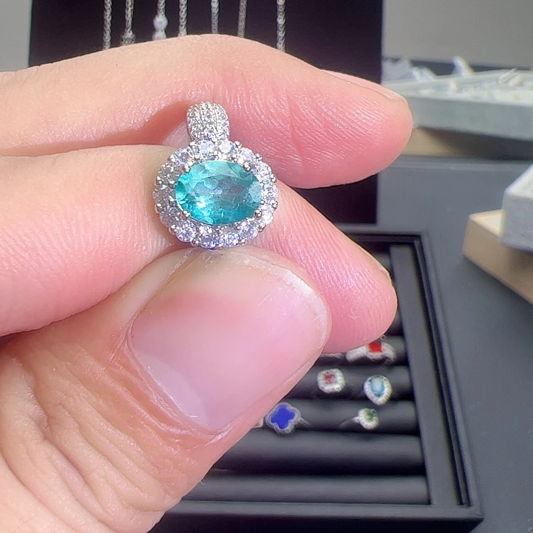 水晶戒指银S925镶嵌11212