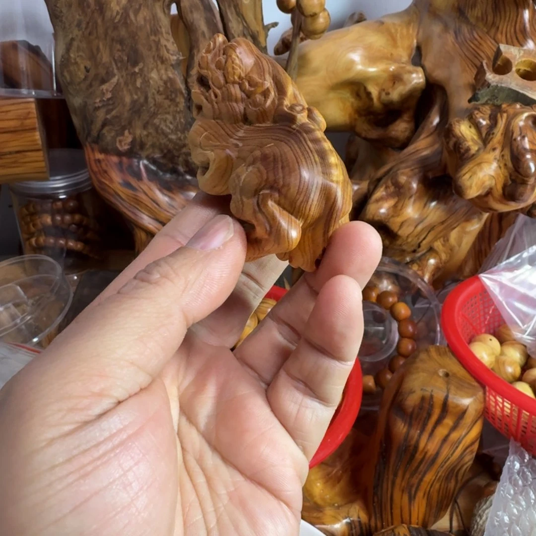 柏木（崖柏）子*太行崖柏貔貅把件