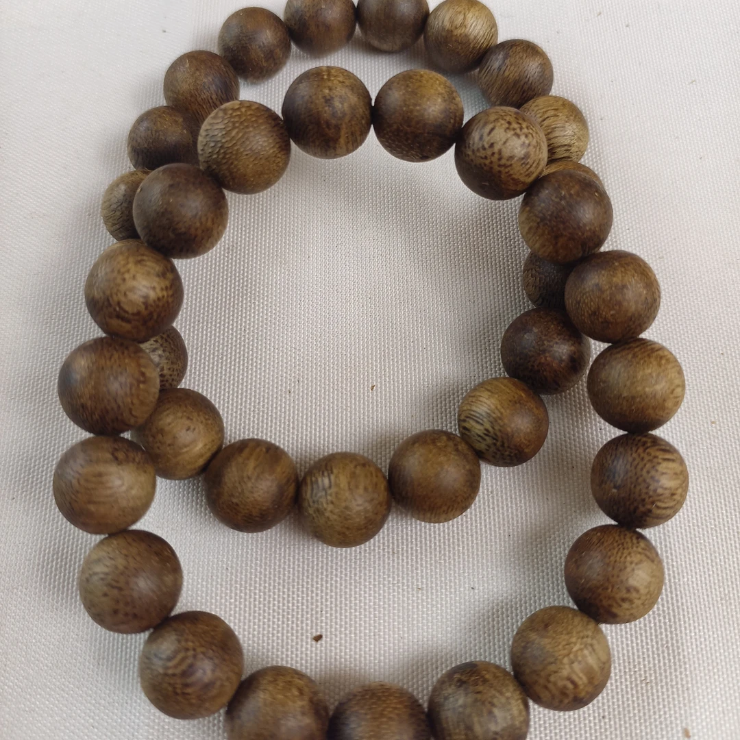 沉香沉香圆珠单圈手串1.1mm*7g多样性发一