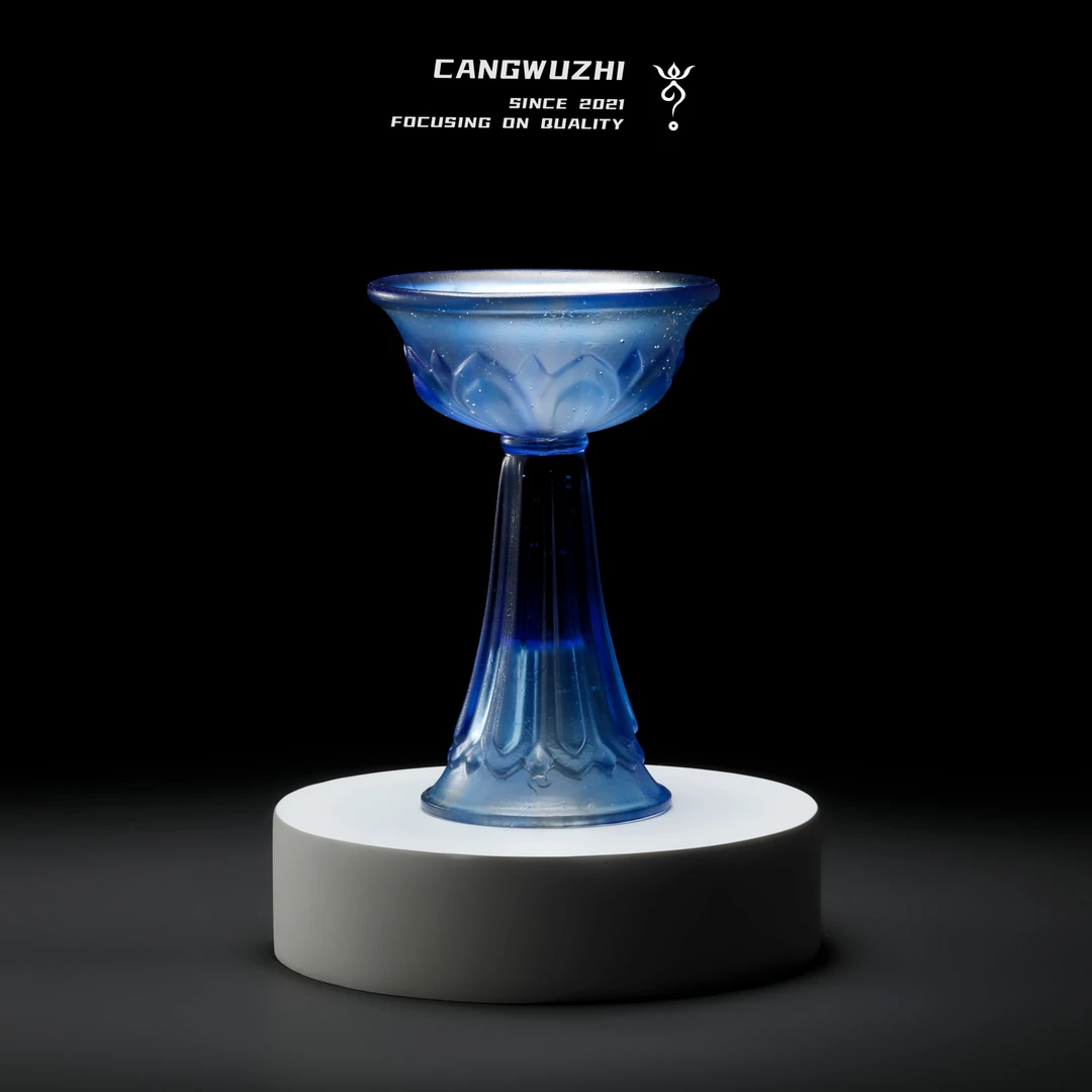 【藏物志】苕飮山房-古法琉璃供灯-湛空-1