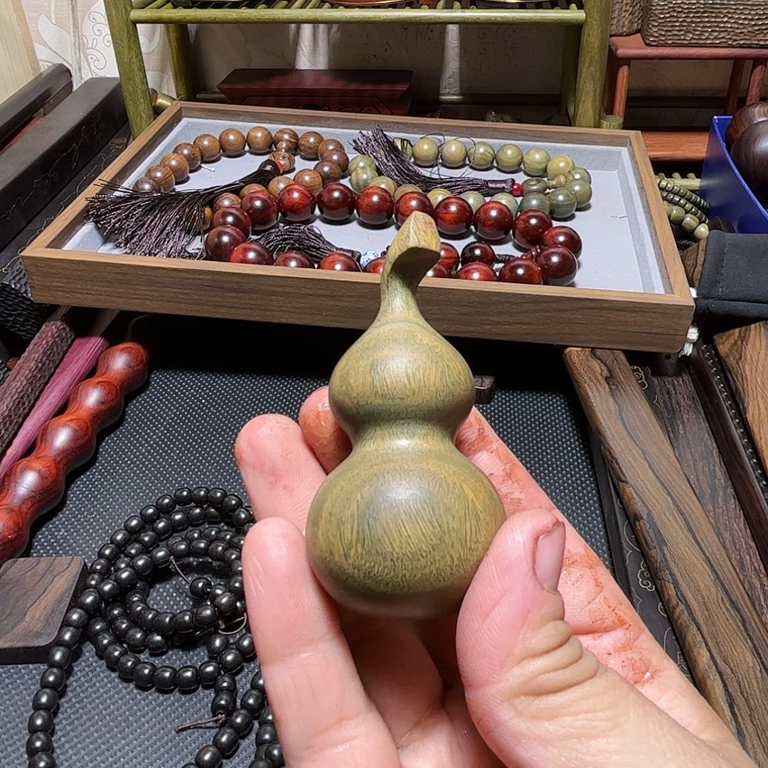 维腊木（绿檀）葫芦件