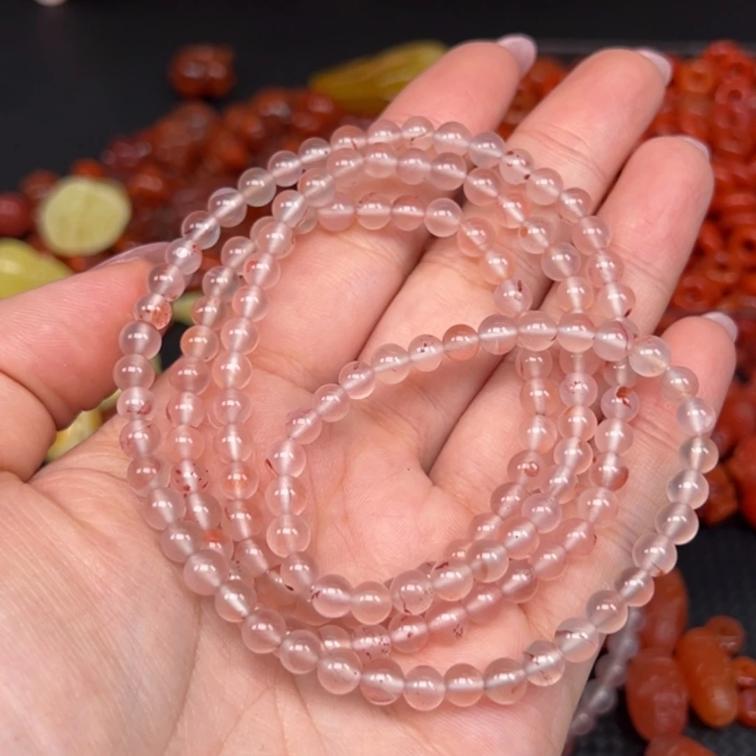 南红玛瑙未镶嵌手链