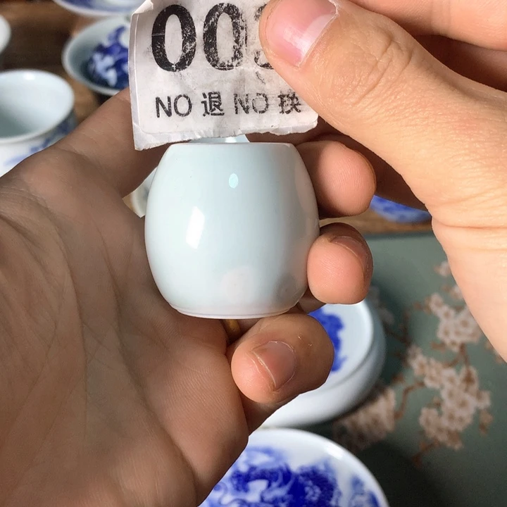 景德镇陶瓷青花盖置