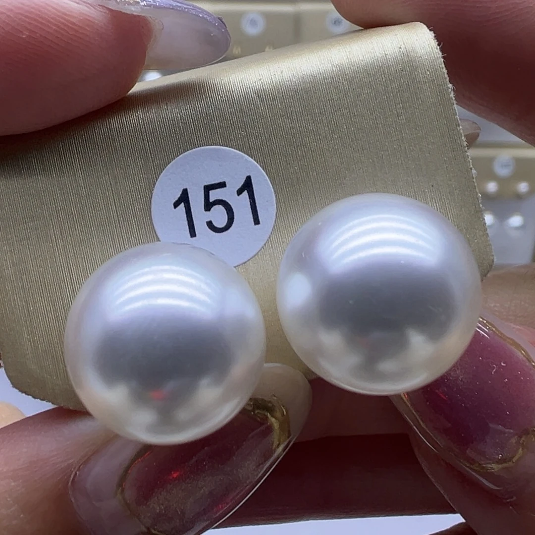 18K金镶嵌耳饰淡水珍珠