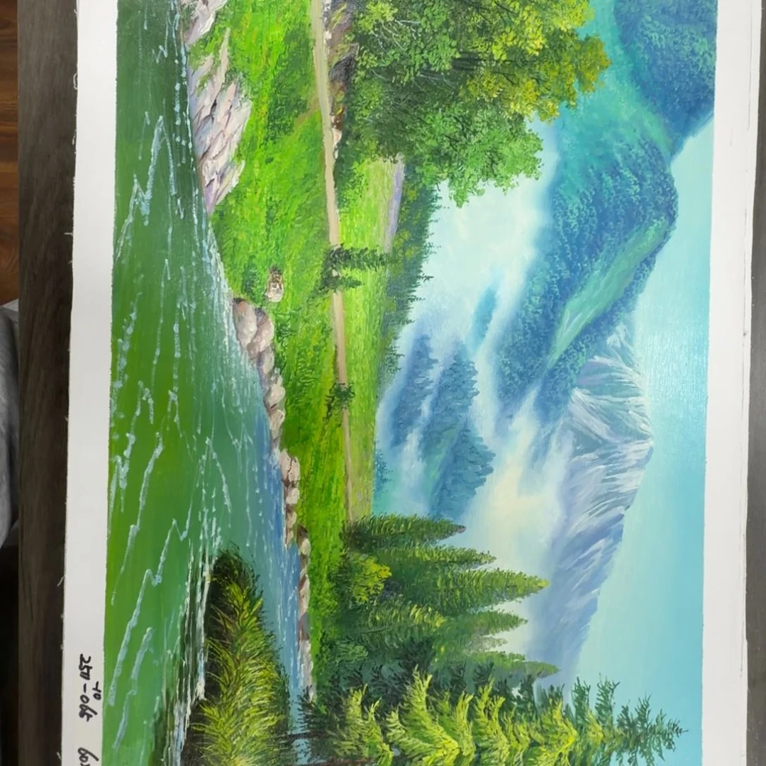 油画加油加油努力加油努力