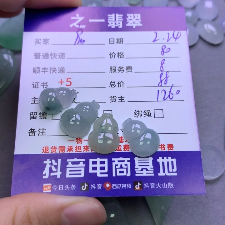 翡翠颈饰未镶嵌房****林