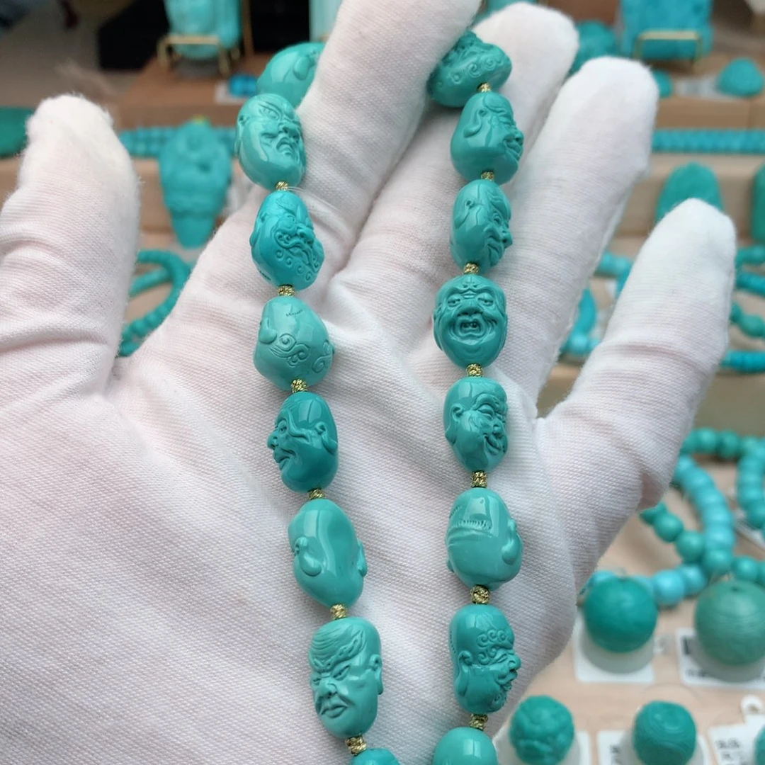 绿松石未镶嵌珠宝奇石10mm