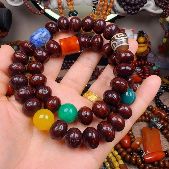 凤眼菩提吊坠双圈