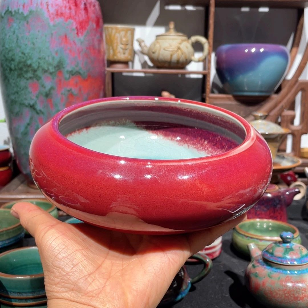 中国神后钧瓷水洗