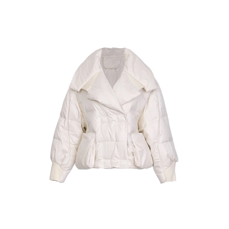 BCVOGA短款羽绒服翻领设计小个子冬季外套休闲百搭BCRB412054