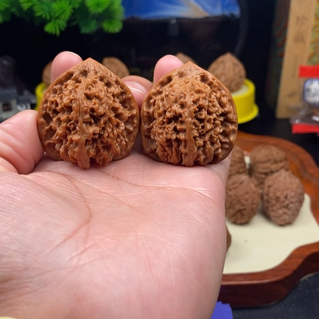 把件文玩核桃满天星40微修