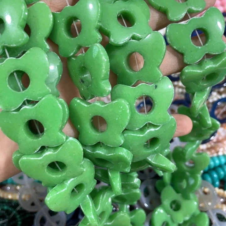 贝壳非金属一条镂空蝴蝶