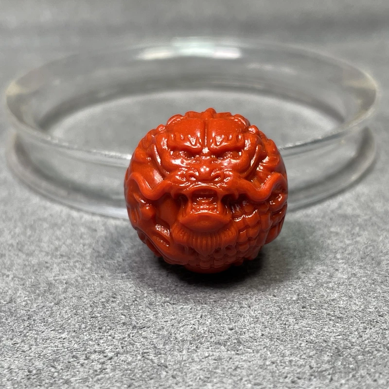 3620手工雕刻20mm龙珠顶珠手串配珠珠串配件星月菩提