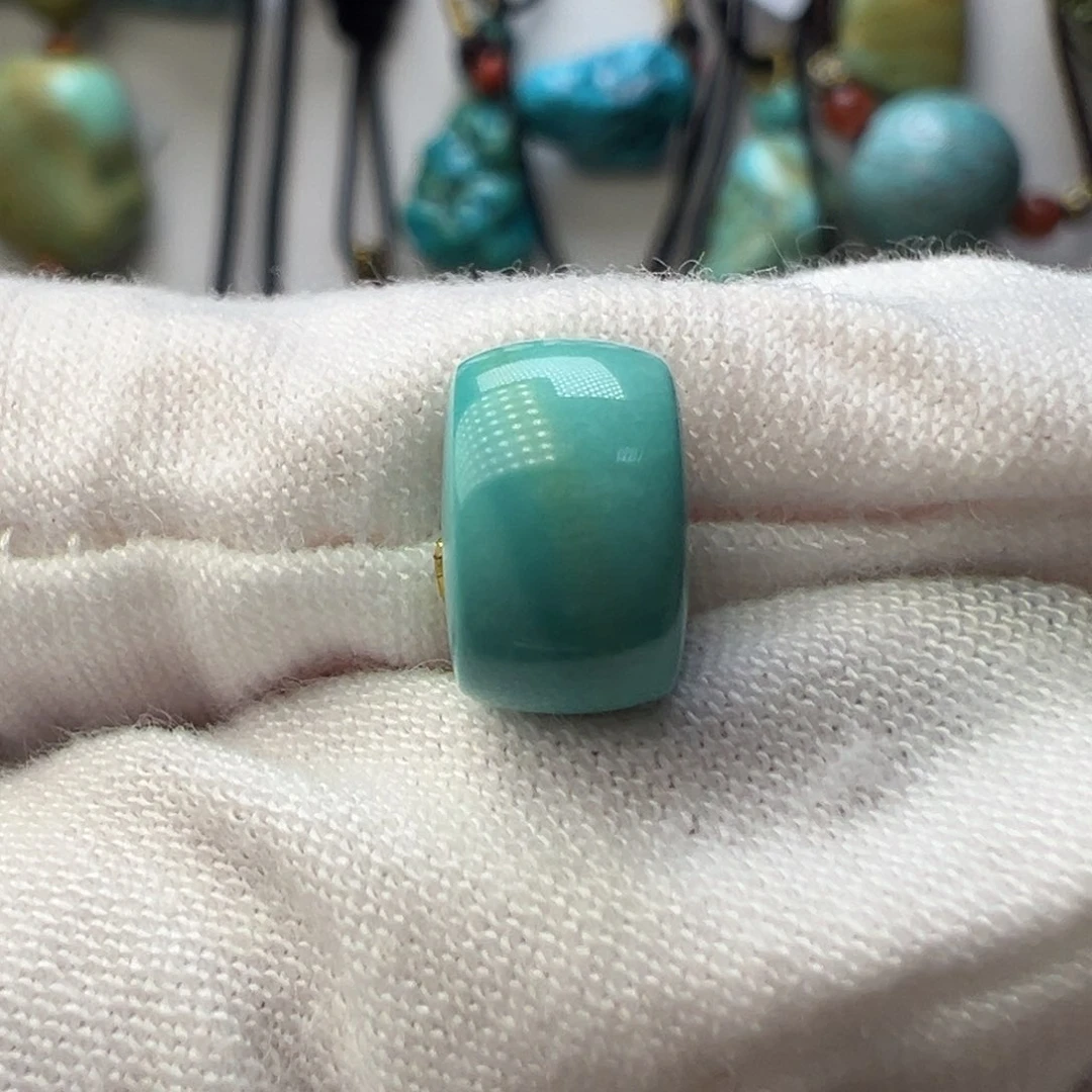 绿松石未镶嵌配饰直径9.6