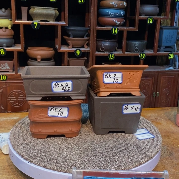 紫砂花盆紫砂花盆