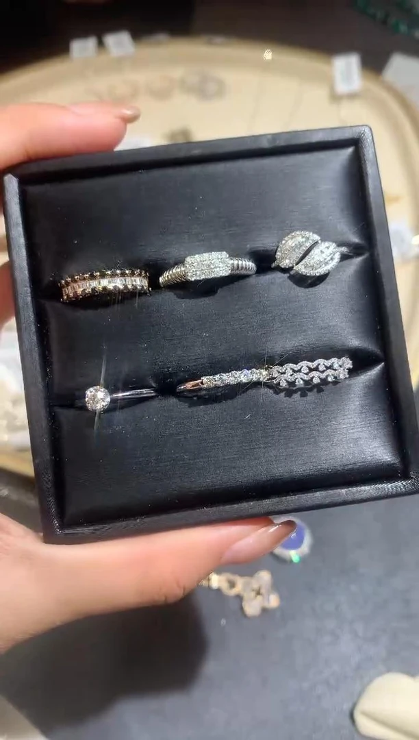 【小鱼严选】钻石戒指-ZS09-18K金多样性发其一|BZS1