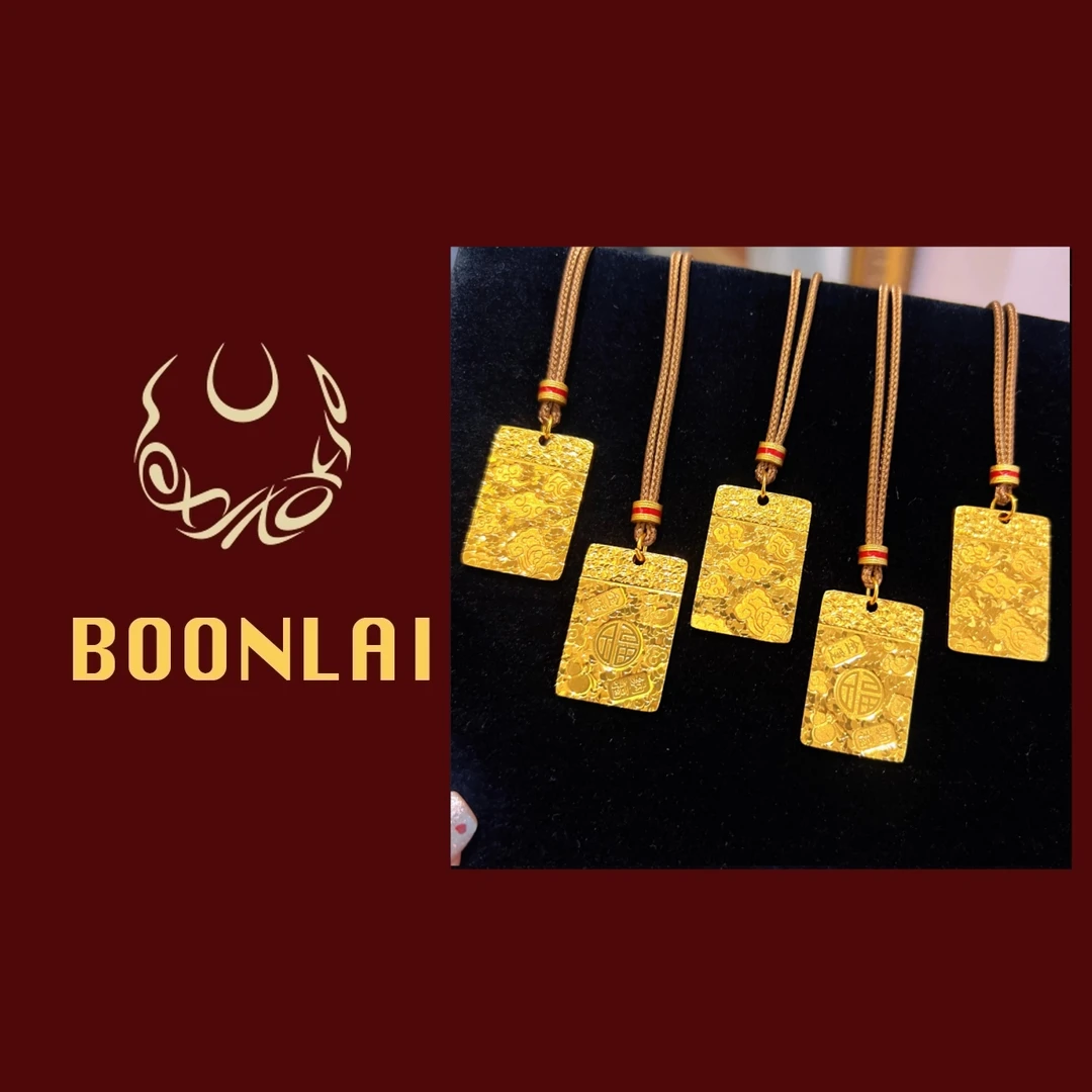 铜合金项链 Boonlai 祥云纳福项链1424