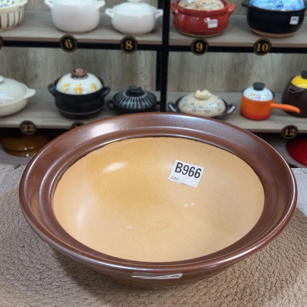【闪购商品】口径28厘米粗陶砂锅微瑕疵品966