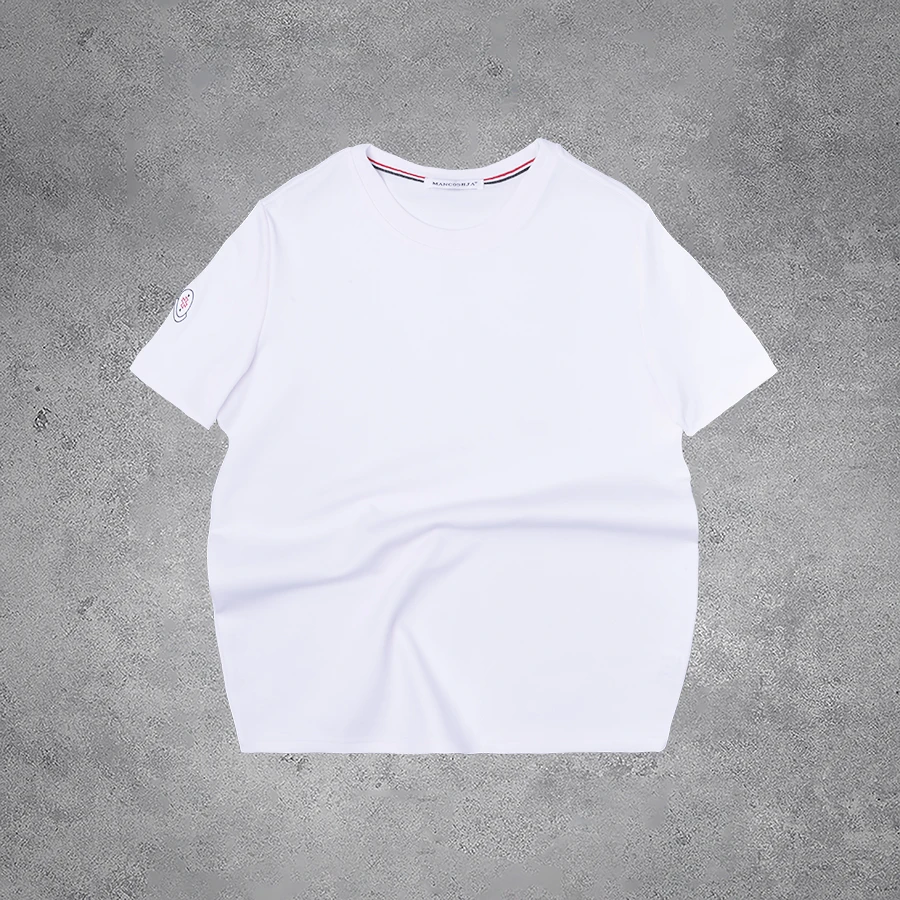 蒙口氏佳冬季新款加厚T恤男士纯色短袖休闲男装打底百搭圆领纯色T