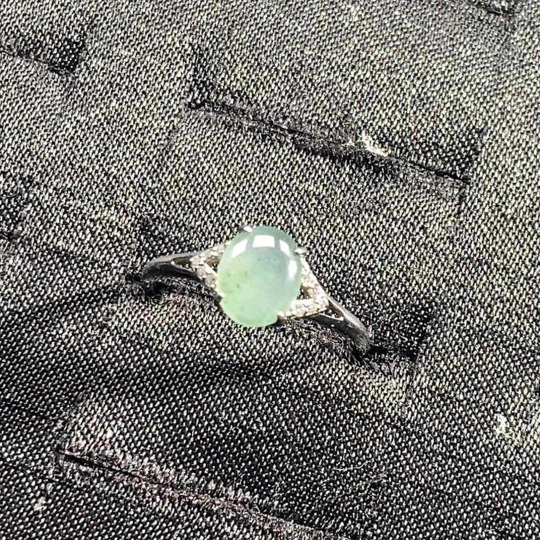 翡翠银S925镶嵌颈饰