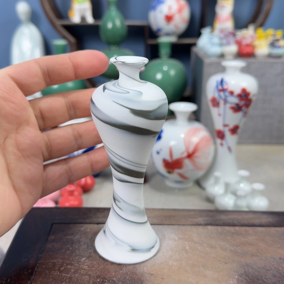 陶瓷手工小花器摆件