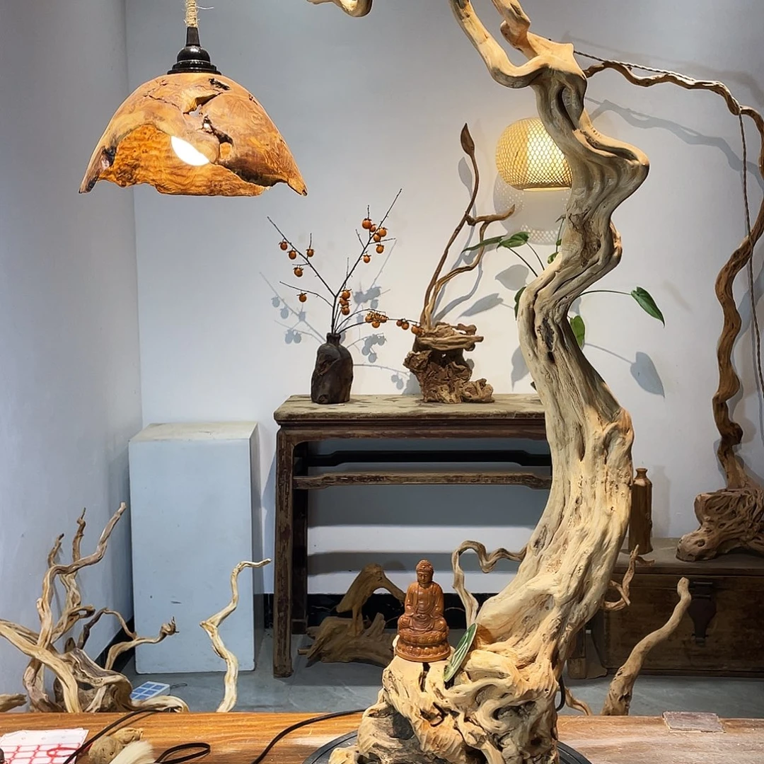 【***…天然根雕陶制艺术品