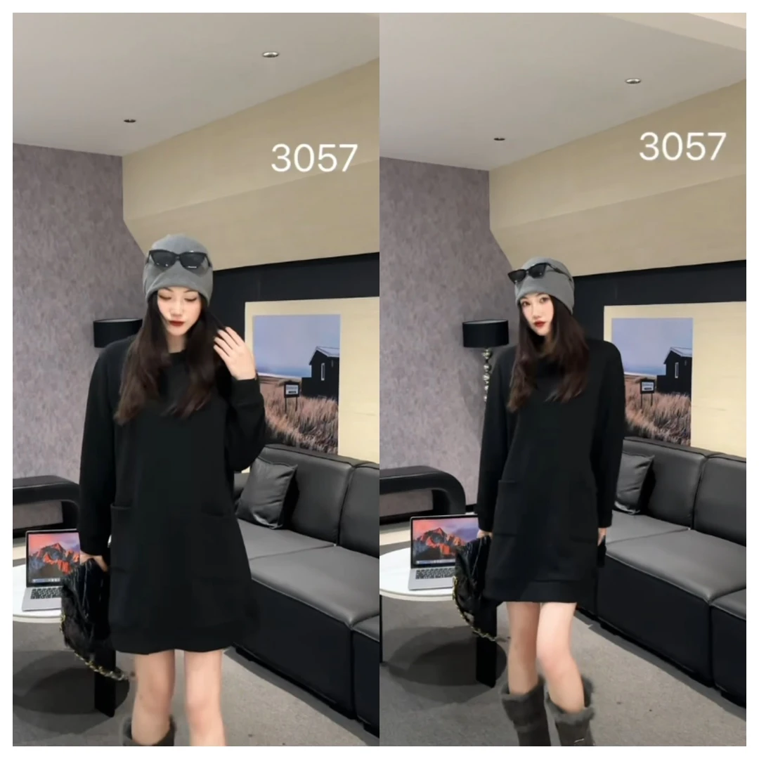 3057欧货大口袋百搭大衫