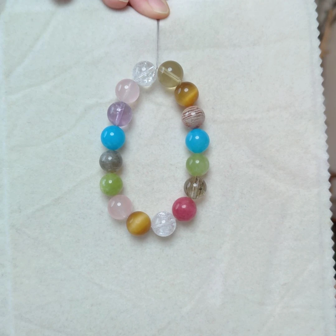 未镶嵌手链烟晶多宝