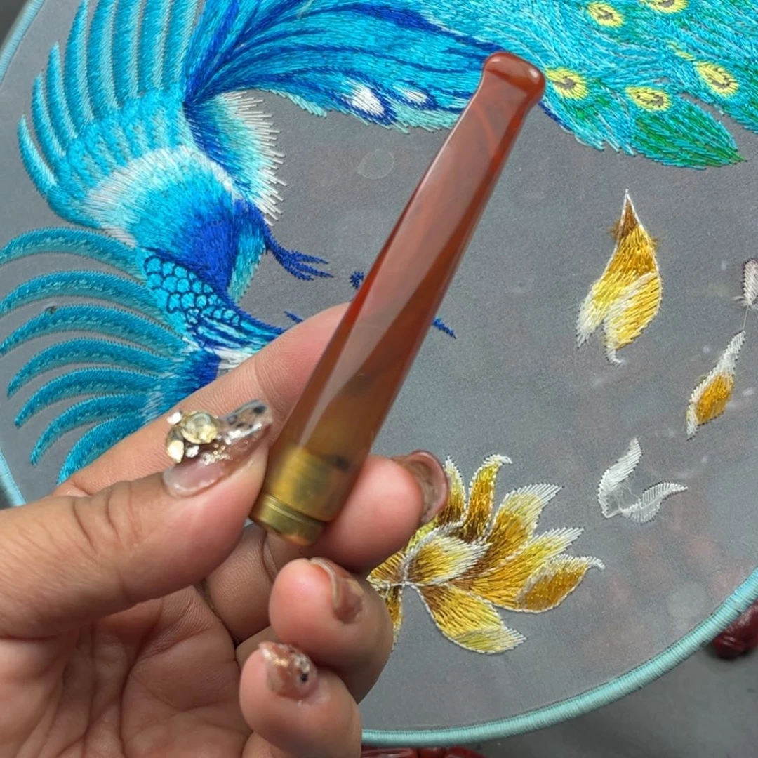 南红玛瑙烟斗未镶嵌