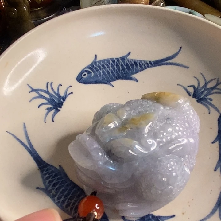 摆件如**君新号开播瓷器一个