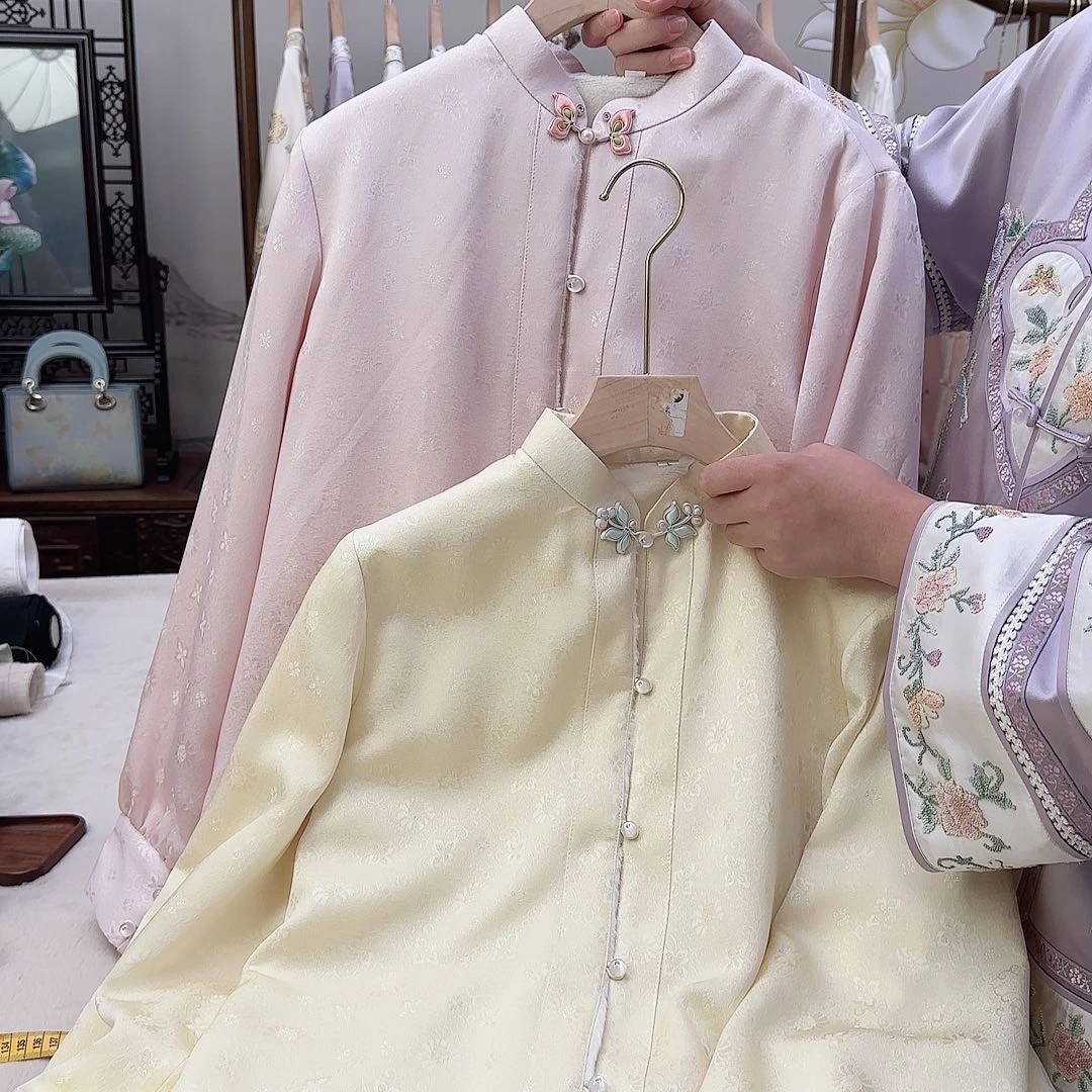 刺绣3）宝宝绒衬衫自选色正绢