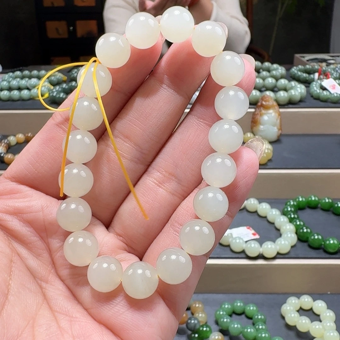 和田玉未镶嵌手链10