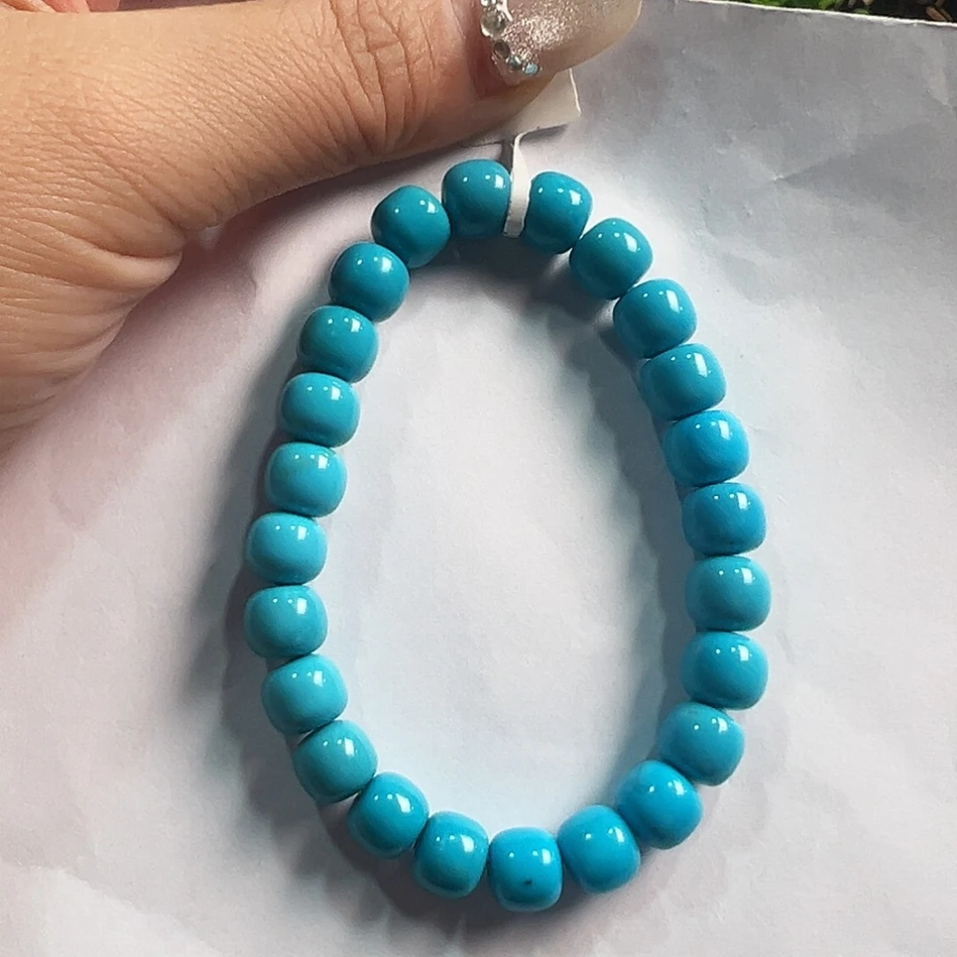未镶嵌绿松石手串卡8➕