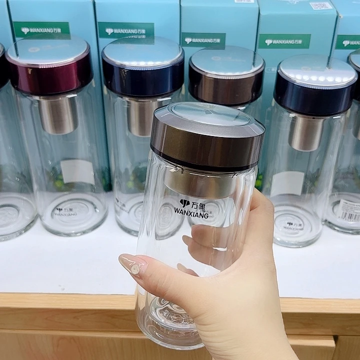 万象品牌双层玻璃杯V406-360bt
