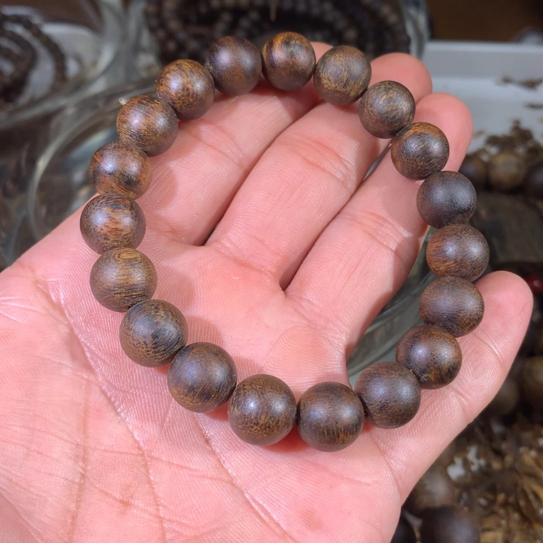 沉香手串煤*罐棋楠沉香